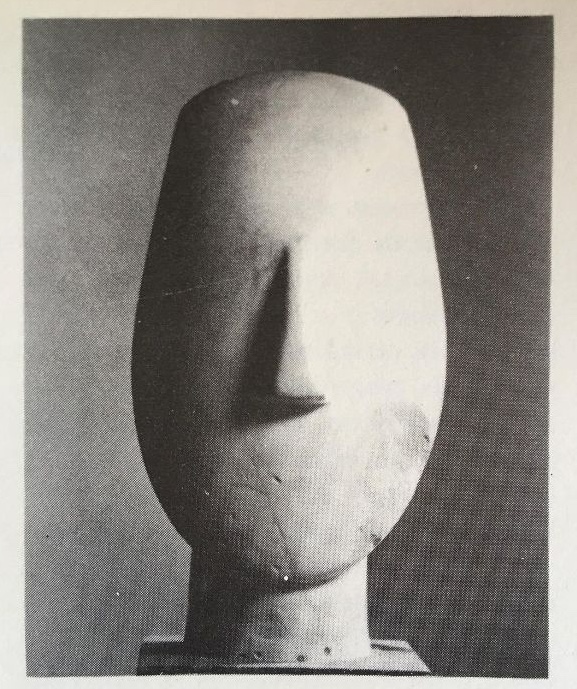 Cycladic marble head